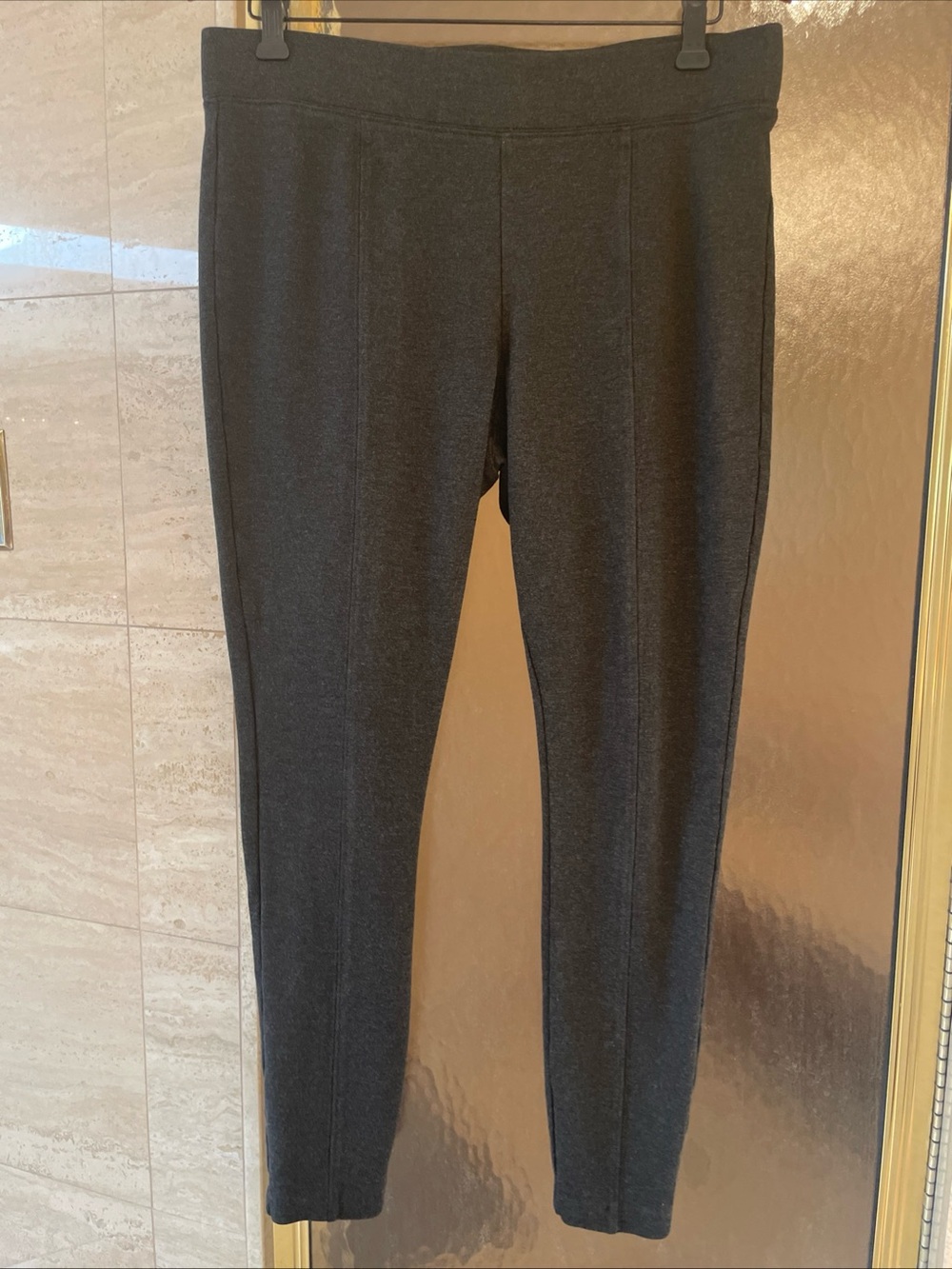 Old Navy Womens Stevie Gray Pull-On Ankle Pants Elastic Waist Skinny/Career Sz L
